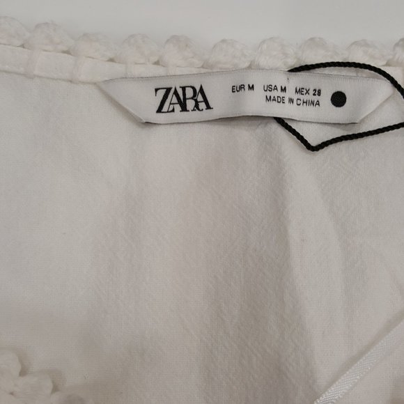 ZARA ! flower cotton floral embroidered kaftan(Medium) - Picture 5 of 8